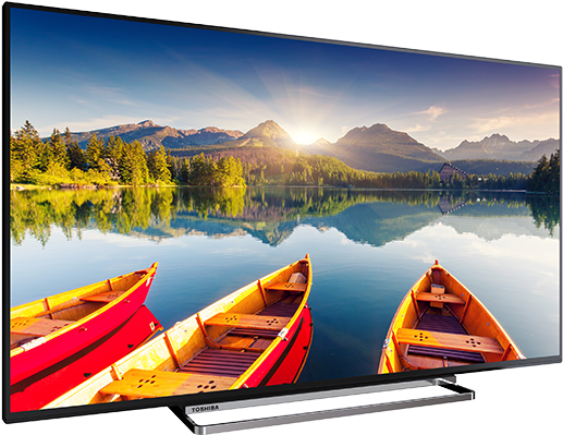 49" Toshiba Ultra Hd Tv Perspective - Papel De Parede Barcos Clipart (640x640), Png Download