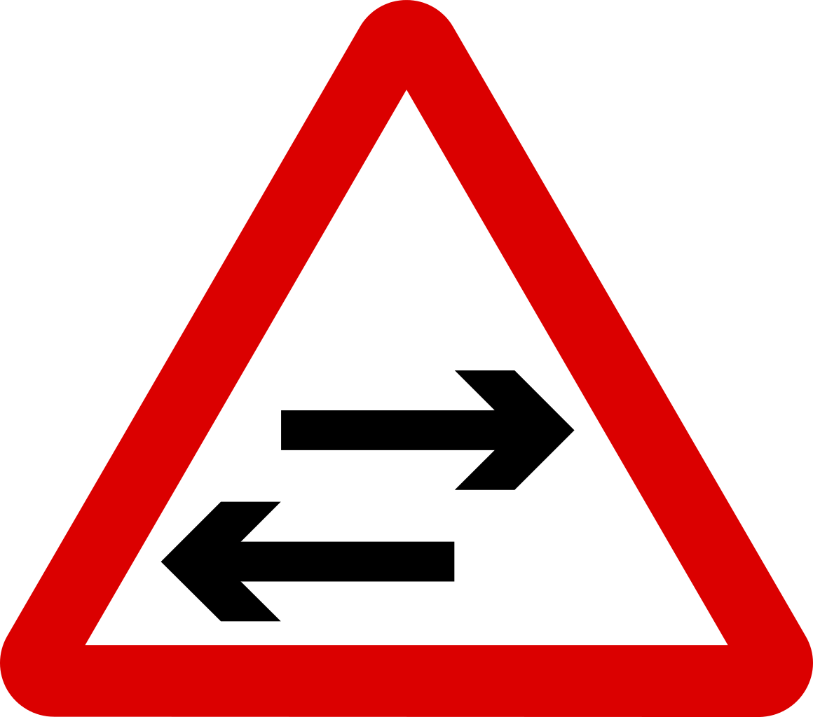 Mauritius Road Signs - Theory Test Road Signs Clipart (1160x1024), Png Download