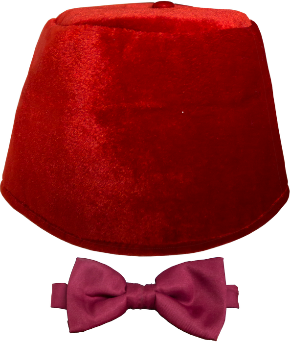 Fez And Bow Tie Set [elo421630] - Doctor Who Png Hat Clipart (593x700), Png Download