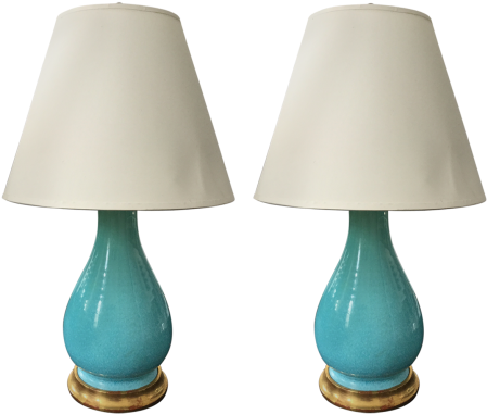 Ceramic Lamp Png Pic - Lampshade Clipart (736x460), Png Download