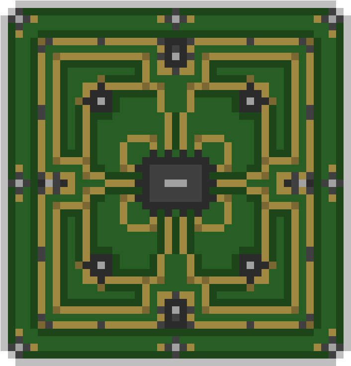 Computer Chip - Electronic Component Clipart (1185x1125), Png Download