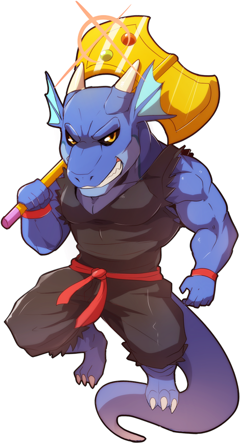 The Dragon With The Golden Heart - Cartoon Clipart (1000x1000), Png Download