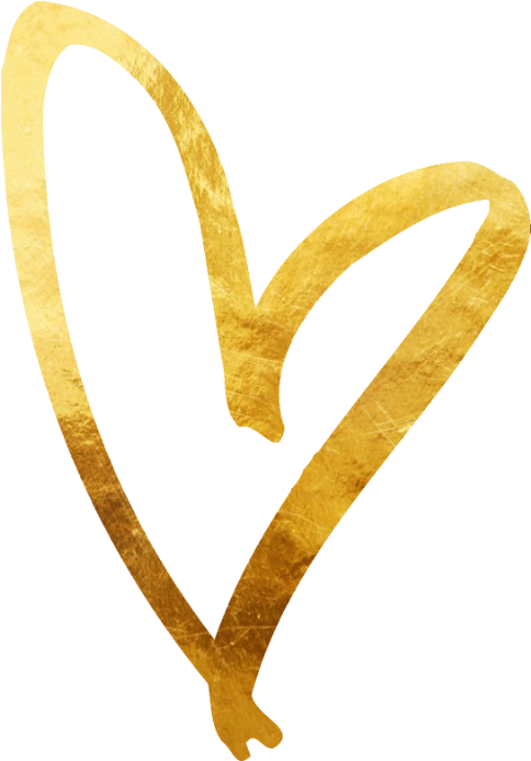 Golden Heart Png Clipart (800x800), Png Download
