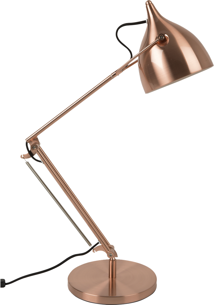 Desk Lamp Reader Copper - Tischlampe Kupfer Clipart (701x1000), Png Download
