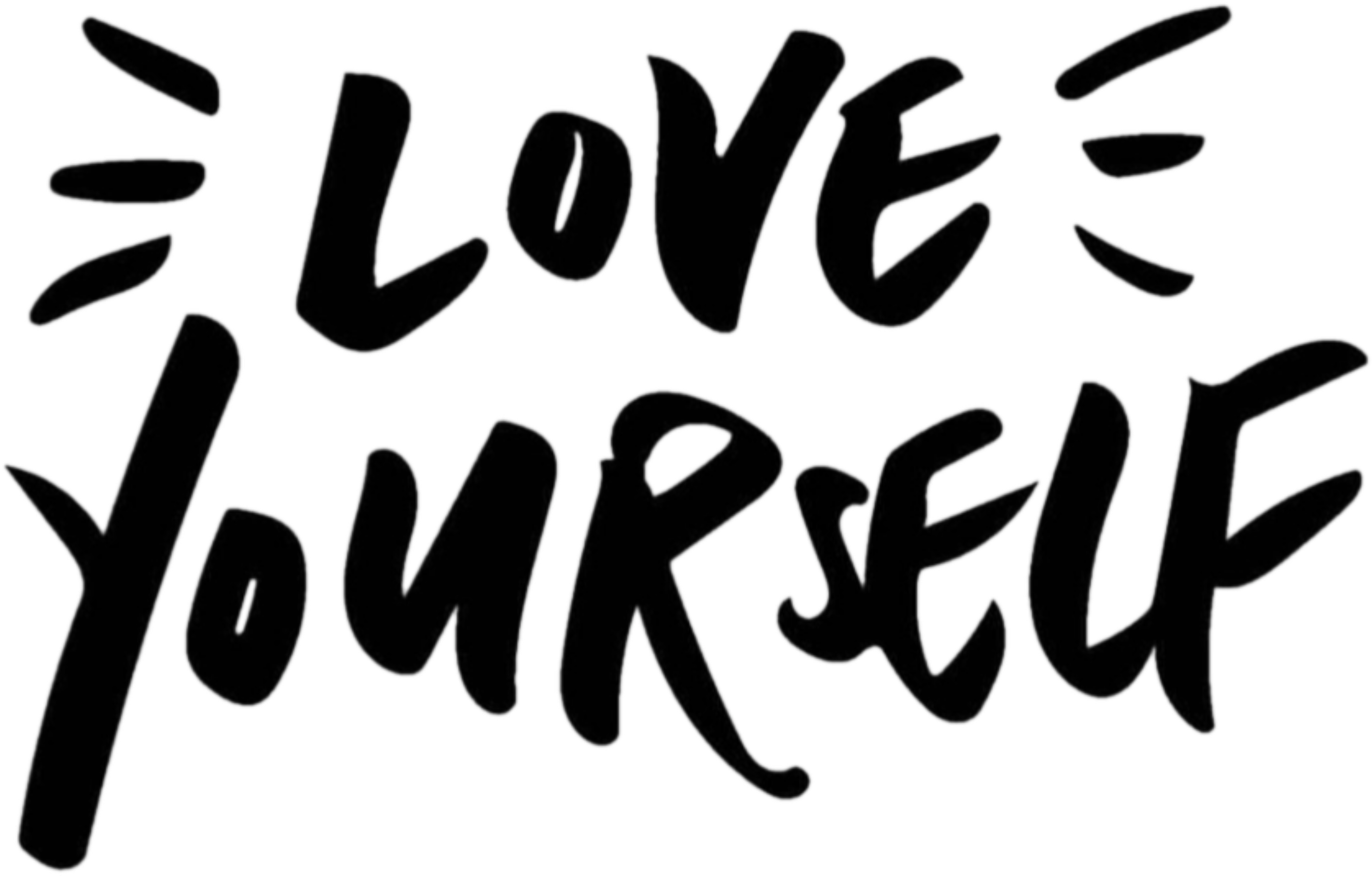 #freetoedit#loveyourself #love #yourself #text #black - Noobees Lili Clipart (3464x3464), Png Download