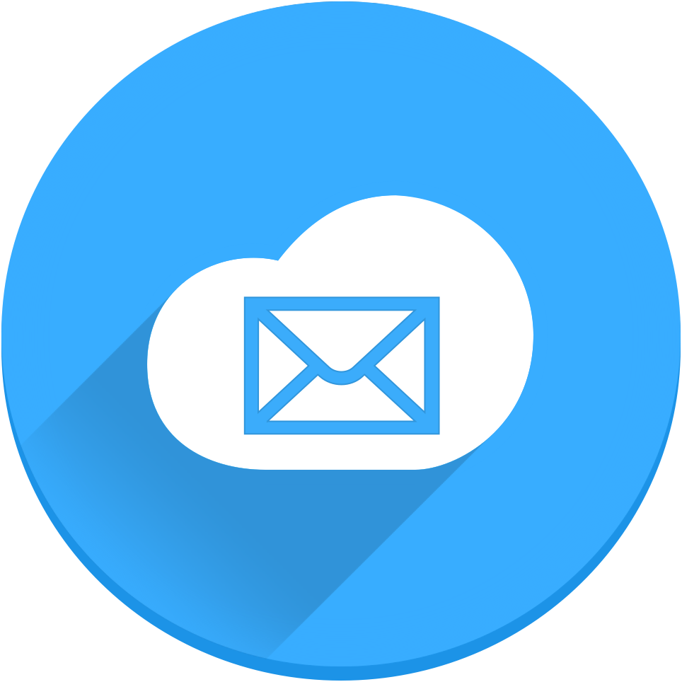 Moving Outlook To The Cloud - Facebook Messenger Round Icon Clipart (964x964), Png Download