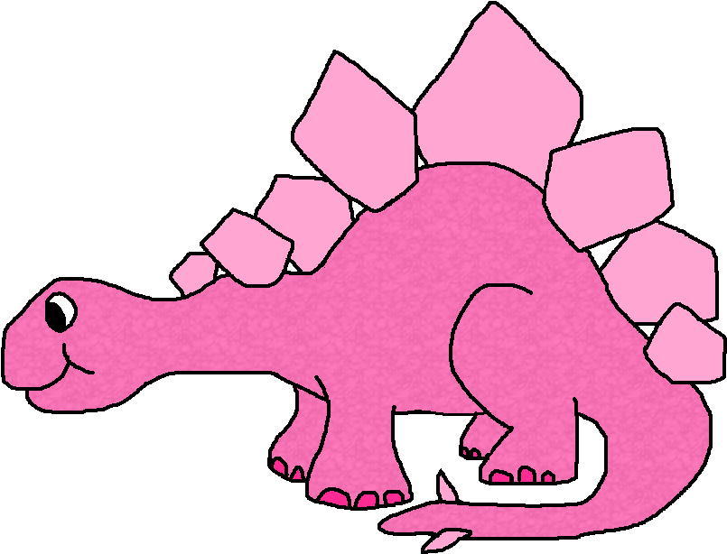 Graphic Free Download Pink Dinosaur - Dinosaurs Clipart Transparent Background - Png Download (823x630), Png Download