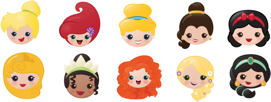 Disney Emojis The Story Smith - Princess Jasmine Emoji Clipart (1000x366), Png Download