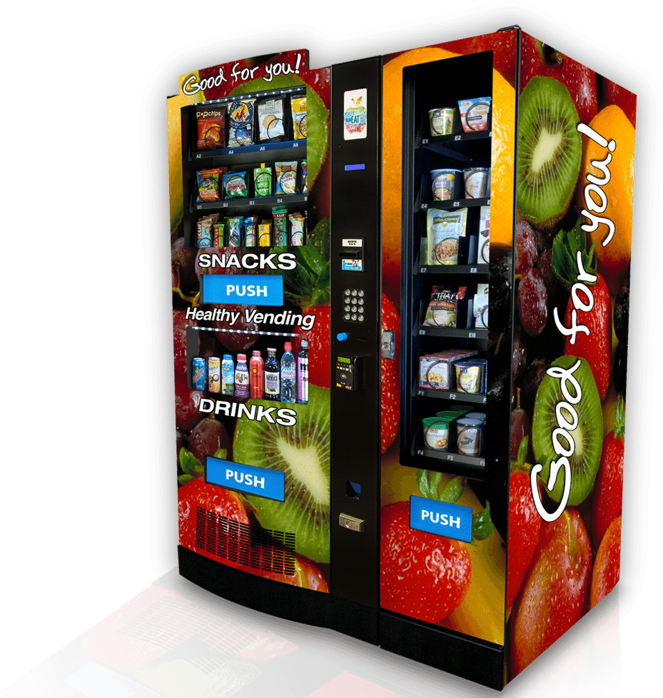 The Healthy You Healthy Vending Program For Gyms - Healthy Vending Machines Clipart (929x978), Png Download