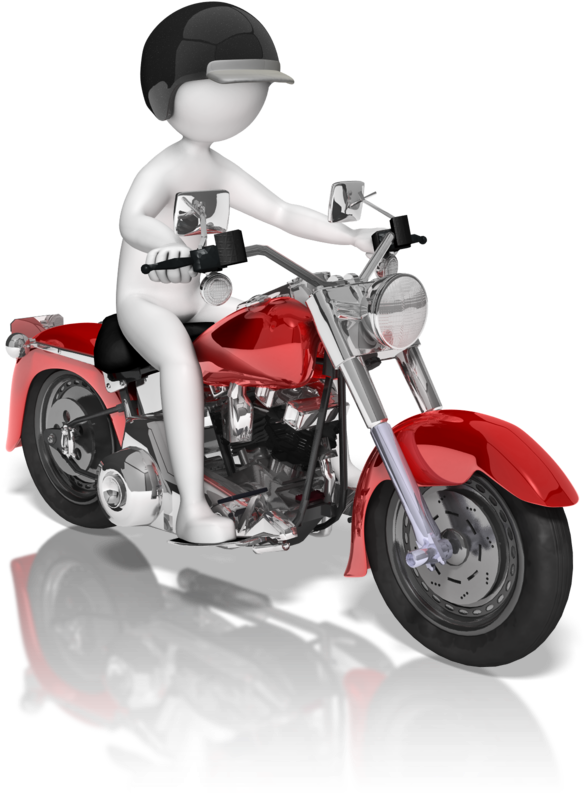 Motorcycle Crashes - Motorcycle Animation For Powerpoint Clipart (630x800), Png Download