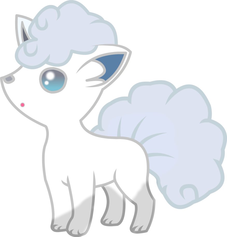 Alolan Vulpix Png - Imagenes De Alola Vulpix Clipart (876x913), Png Download