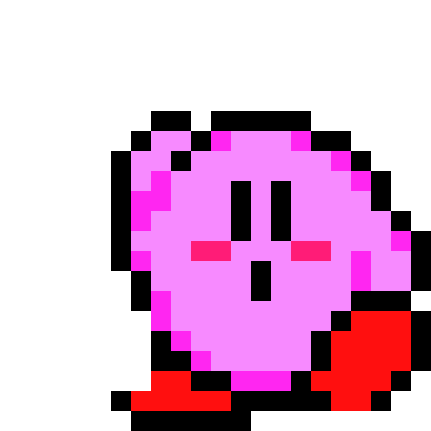 Kirby Star - Kirby Pixel Art Clipart (720x560), Png Download