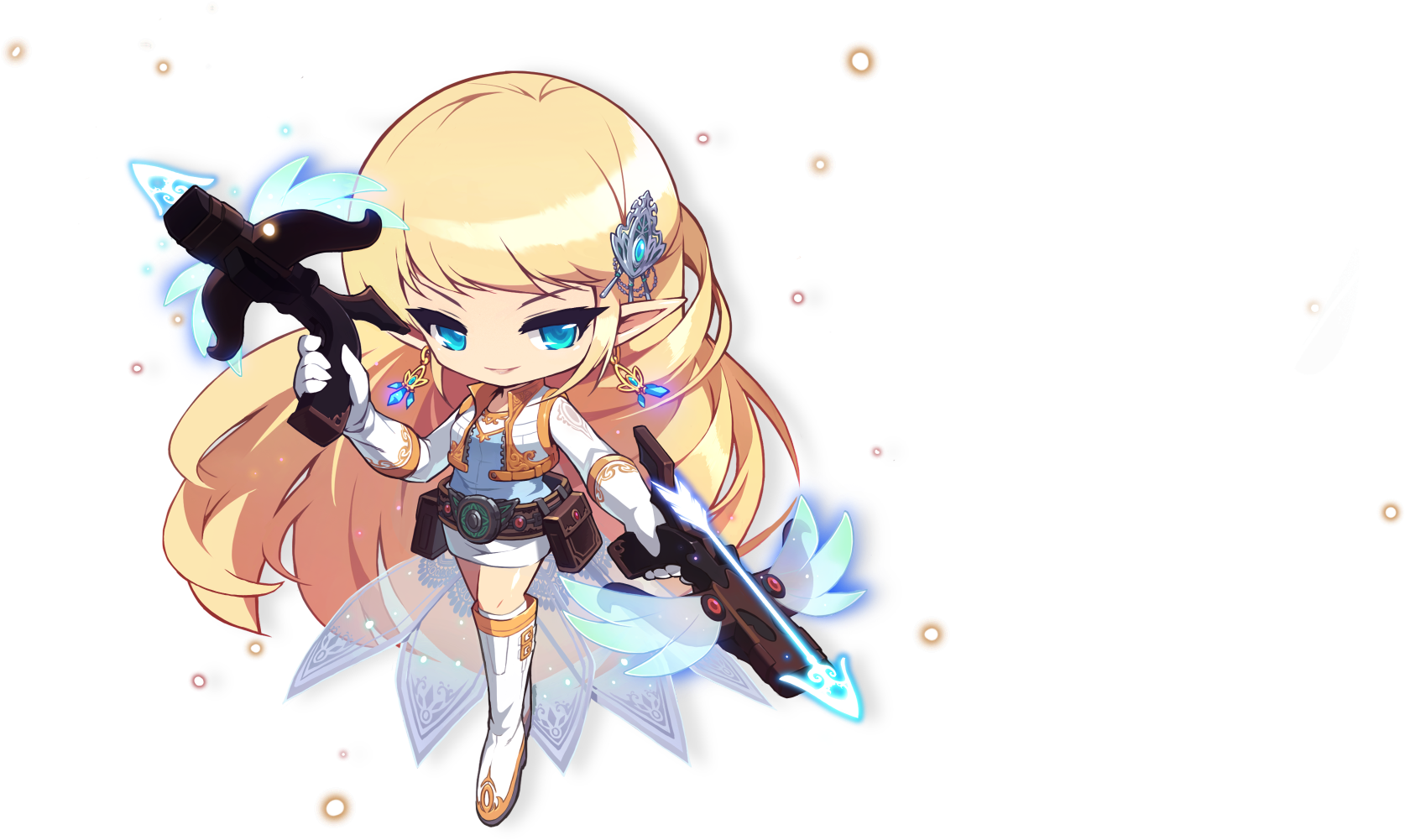 Mercedes - Mercedes Maplestory Clipart (1920x1100), Png Download