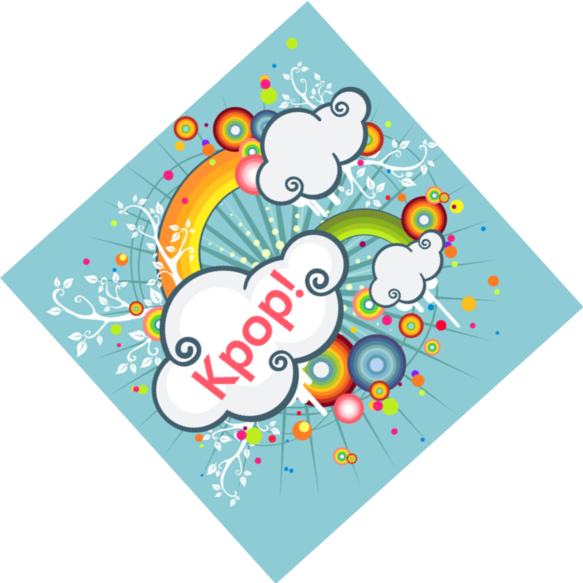 2ne1 - Rainbow Background Clipart (583x583), Png Download