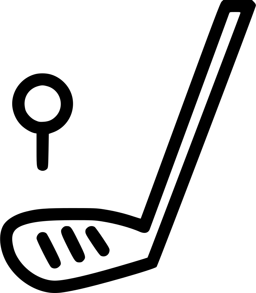 Png File Svg - Golf Icon Free Png Clipart (858x980), Png Download