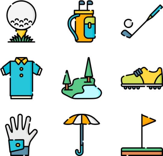 Golf Clipart (600x564), Png Download