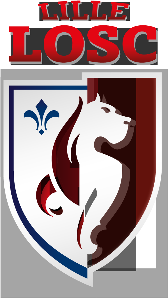 Lille Vs Psg - Lille Osc Clipart (1021x1021), Png Download