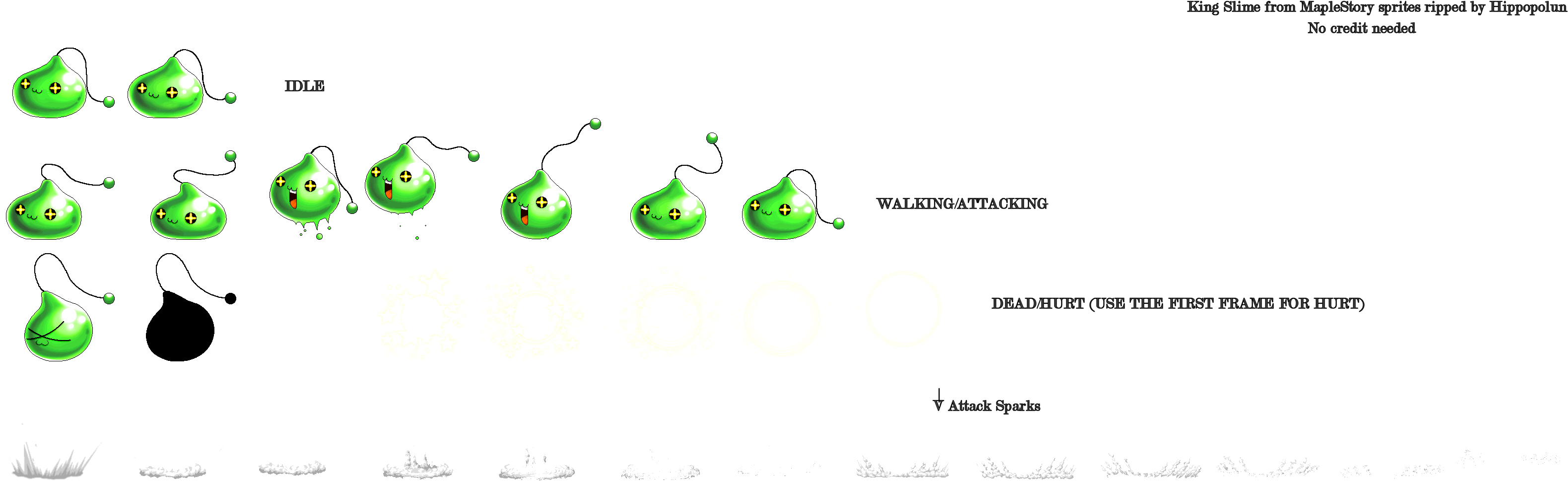 Maplestory Slime Sprite , Png Download - Snake Clipart (3159x969), Png Download