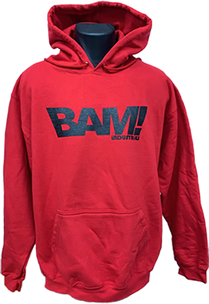 Red Bam Industries - Hoodie Clipart (1000x1500), Png Download