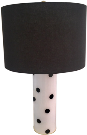 Terrific Kate Spade Polka Dot Lamp On Viyet Designer - Kate Spade Polka Dot Table Lamps Clipart (736x460), Png Download