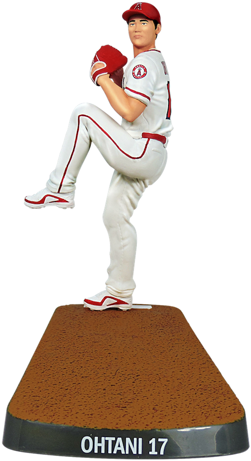 Los Angeles Angels Shohei Ohtani Sports Figurine - Los Angeles Angels Clipart (550x958), Png Download