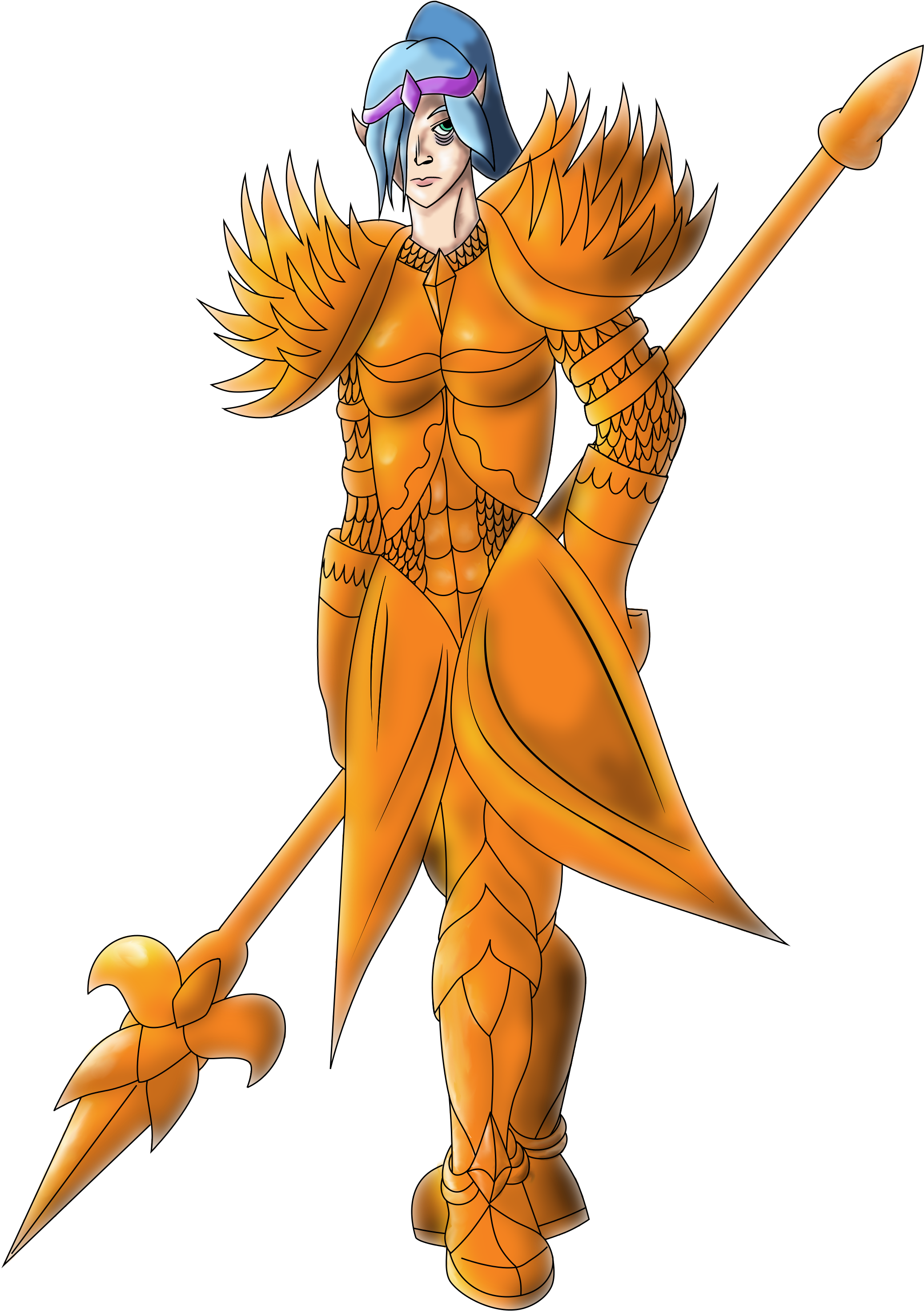 So I Decided To Draw My Terraria Character - Illustration Clipart (2238x2987), Png Download
