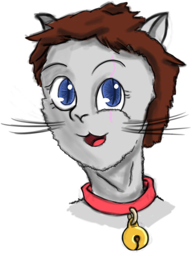 Cute Catboy Avatar By - Cartoon Clipart (859x929), Png Download