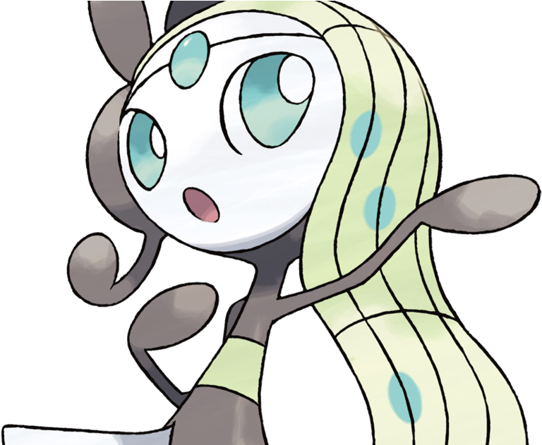 Pokemon Meloetta Evolution , Png Download - Pokemon Meloetta Evolution Clipart (768x631), Png Download