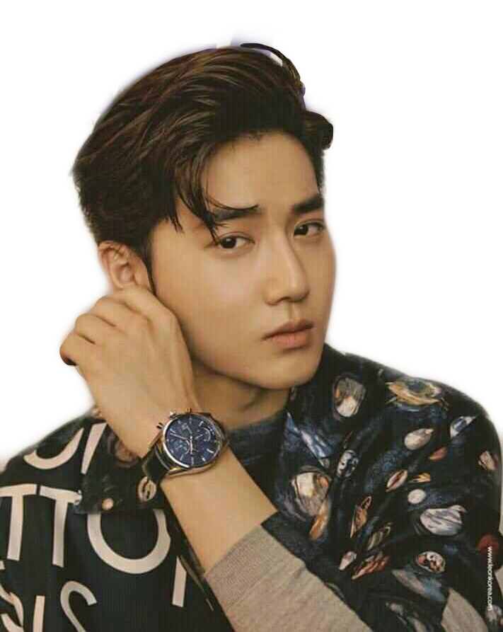 #exo #suho #freetoedit - Suho Leon Clipart (711x893), Png Download