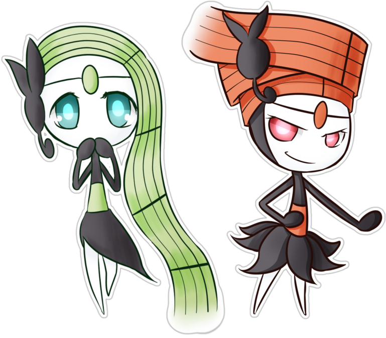 425kib, 900x675, Meloetta - Kawaii Pirouette Meloetta Clipart (900x675), Png Download