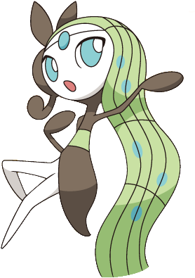 #pokemon #meloetta #kawaii #freetoedit - Pokemons De Tipo Psíquico Clipart (310x398), Png Download