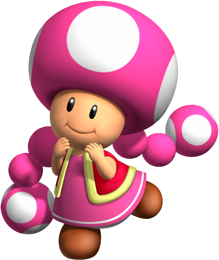 Bila Mpangilio Meloetta Au Toadette - Mario Kart Toad Clipart (738x879), Png Download