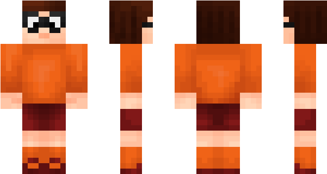 Minecraft Skin Stranger Things Lucas Clipart (750x442), Png Download