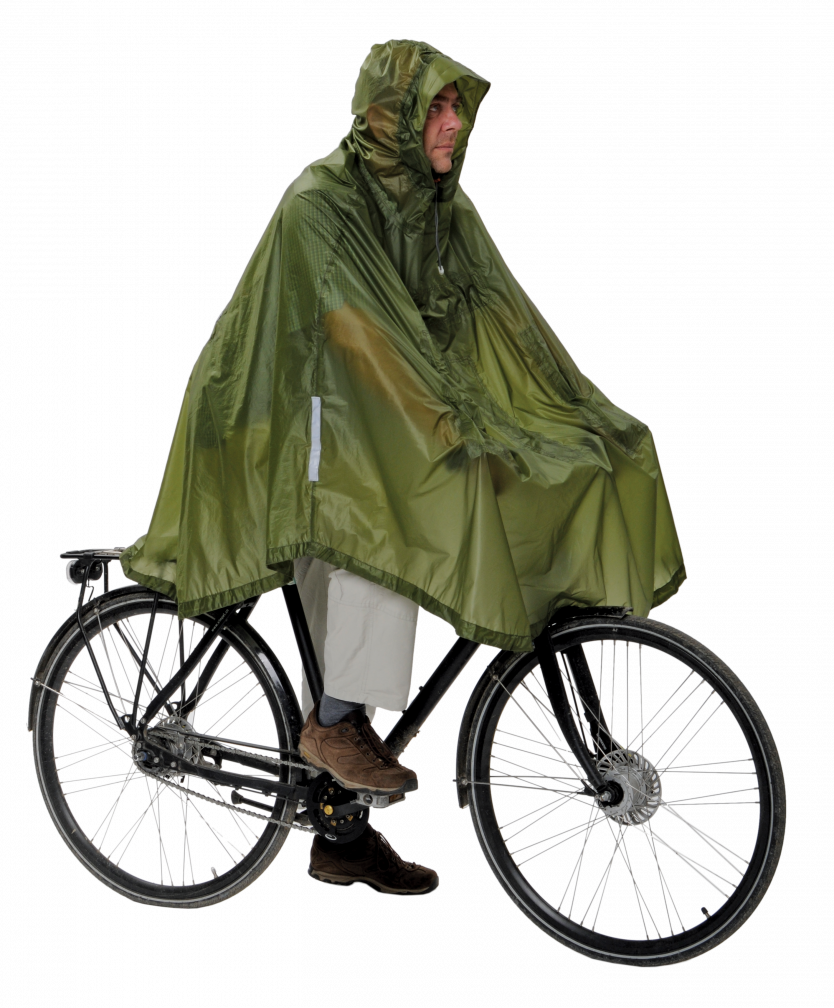 Best Travel Gear Reviews The Daypack And Bike Poncho - Bike Poncho Clipart (834x1008), Png Download
