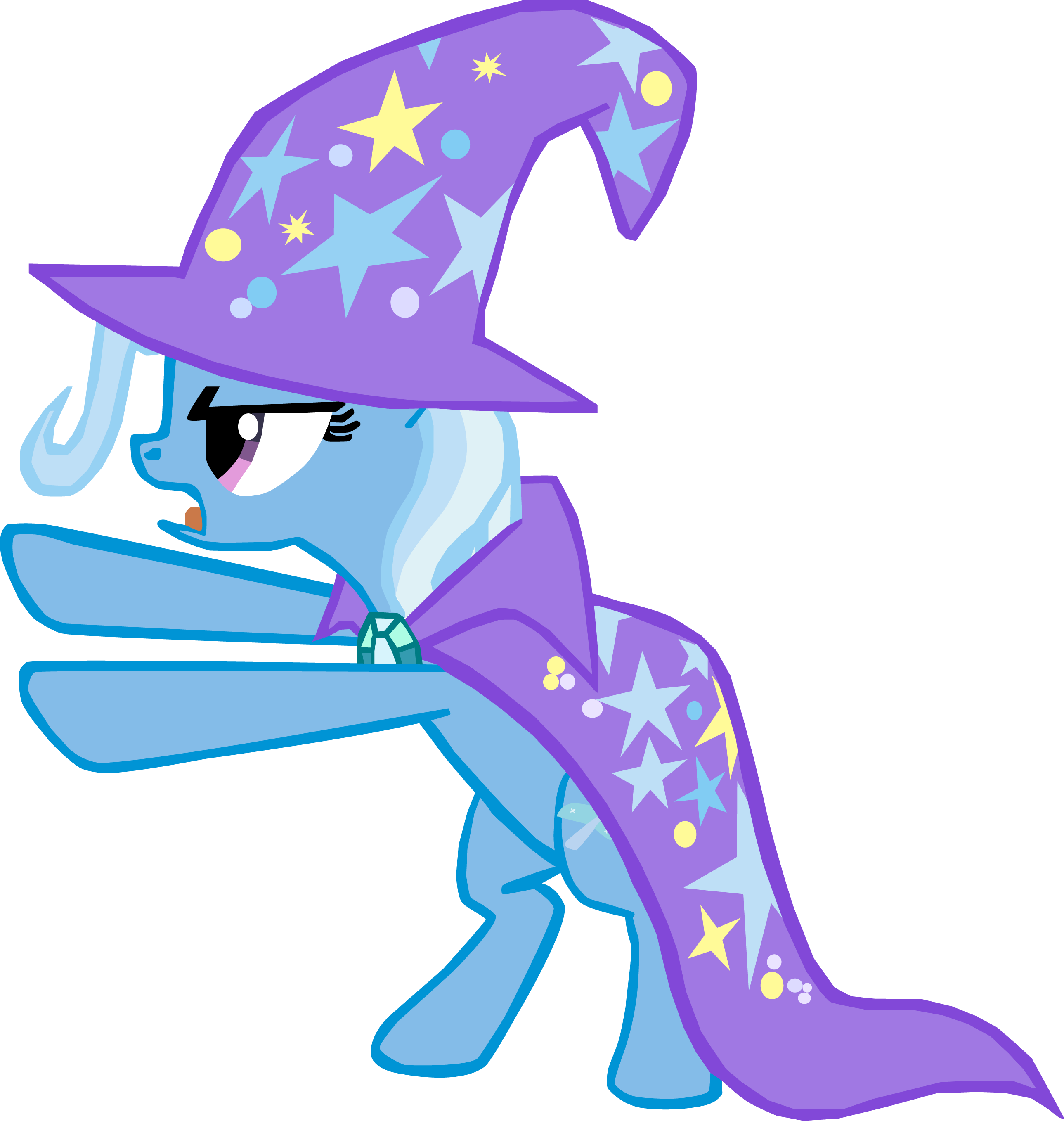 The Weeaboos Will Fall By Hands Of Minibeep - Trixie My Little Pony Clipart (2578x2715), Png Download