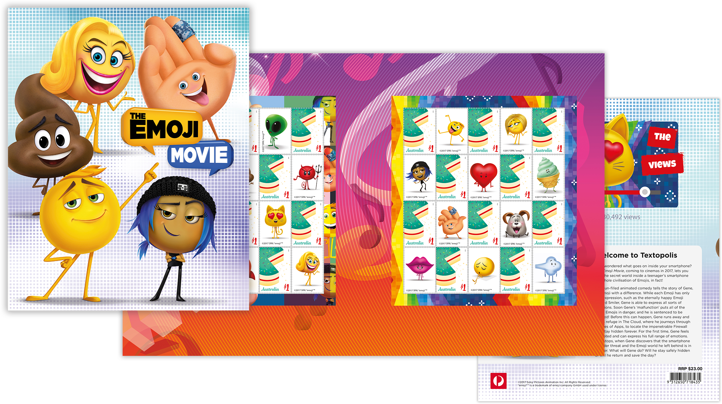 The Emoji Movie Stamp Pack Clipart (2400x1350), Png Download