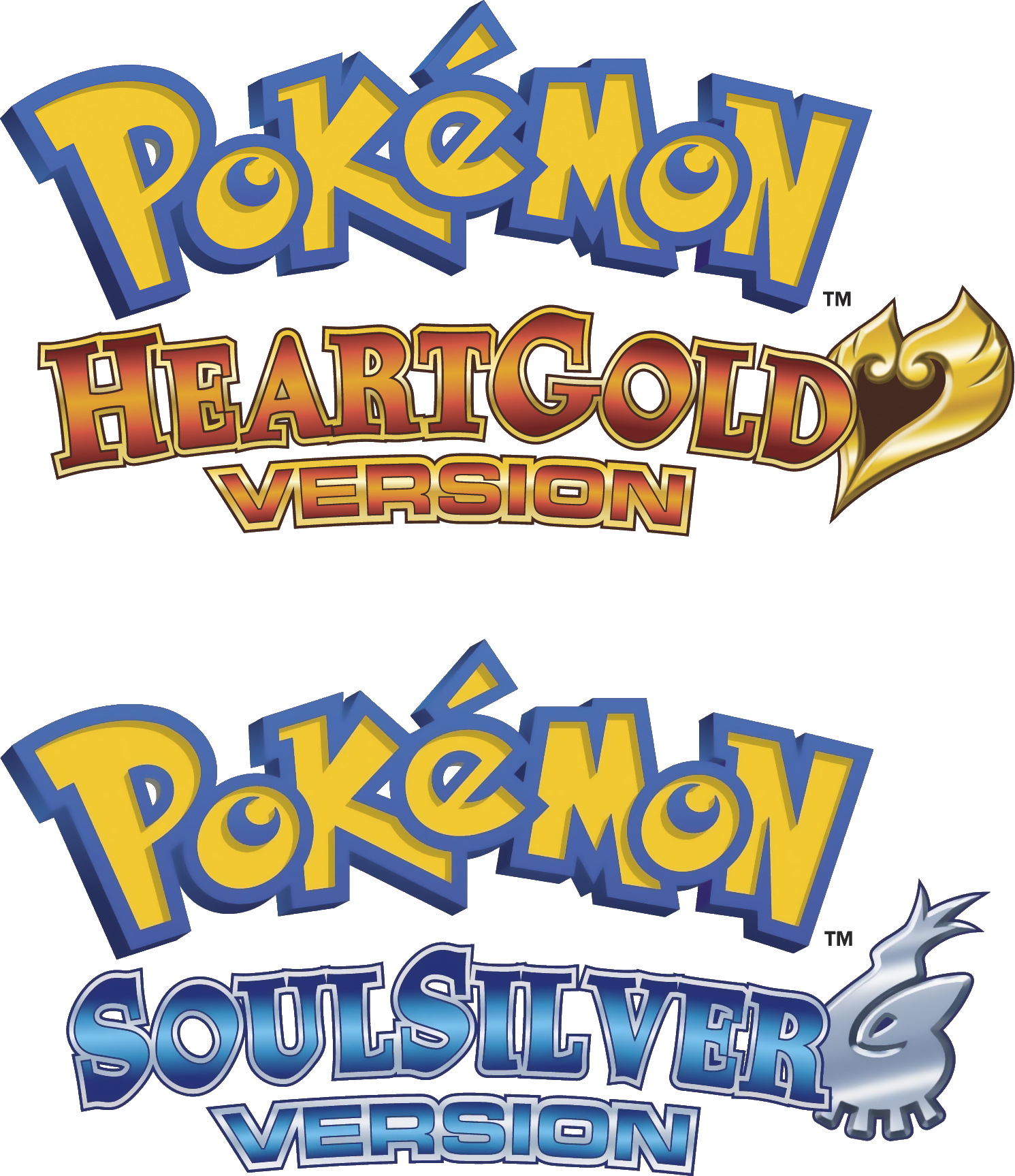 Heartgold Soulsilver Logo - Pokémon Heartgold And Soulsilver Clipart (1491x1727), Png Download
