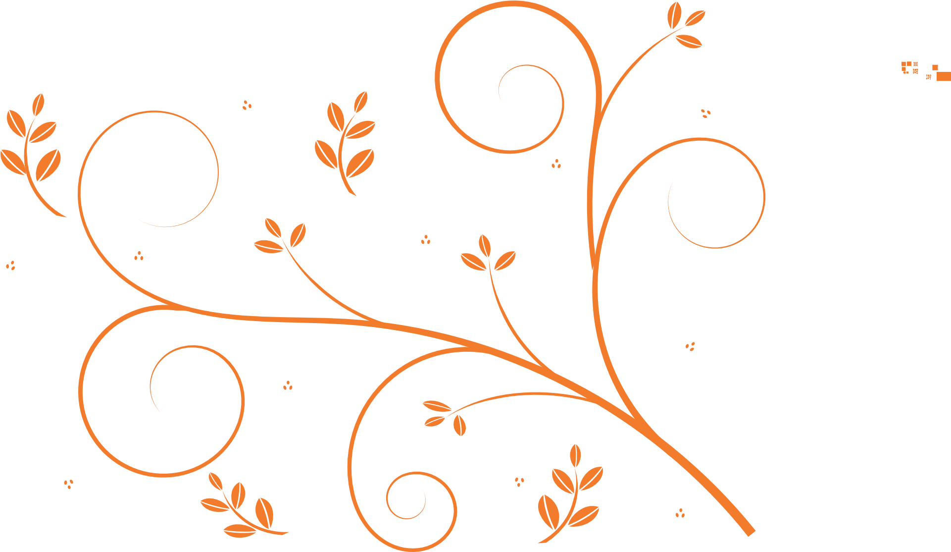 Simple Floral Pattern Png Clipart (2038x1243), Png Download