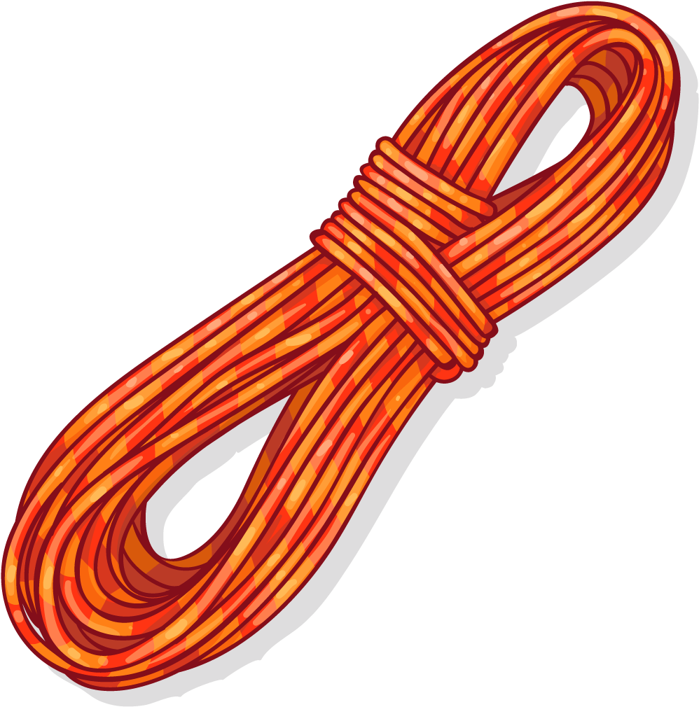 Climbing Rope - Wire Clipart (1024x1024), Png Download