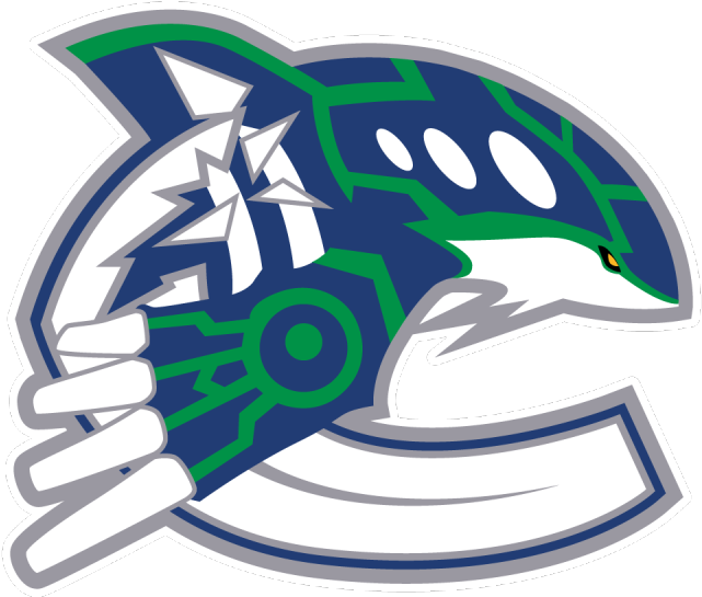 Vancouver Kynucks Kyogre - Pokemon Hockey Clipart (1280x720), Png Download