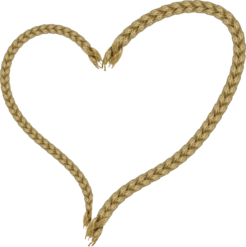 Medium Image - Rope Heart Png Clipart (788x792), Png Download