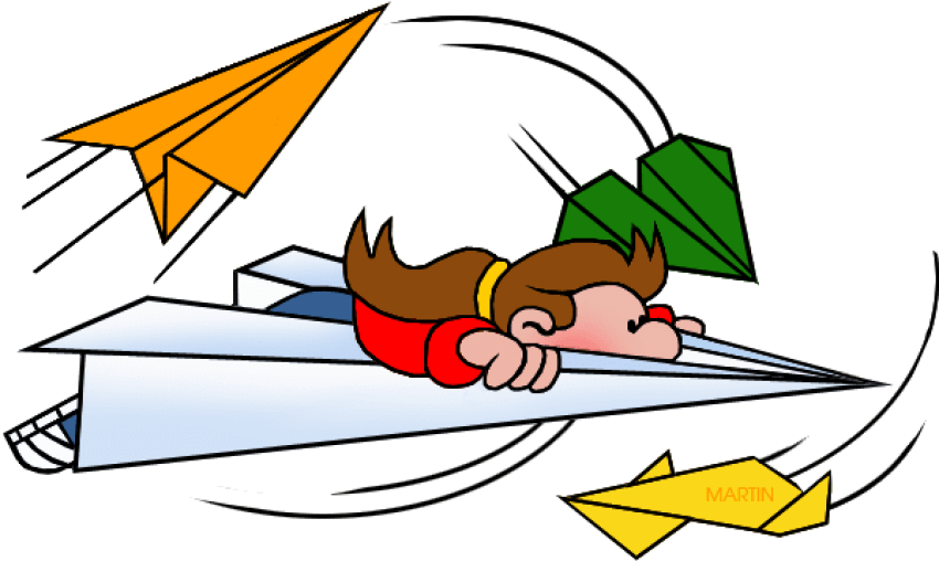 Free Png Download Paper Airplanes Png Images Background - Airplane Phillip Martin Clipart (850x508), Png Download