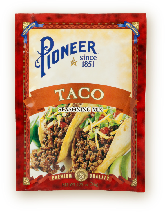 Pioneer Taco Seasoning Mix - Penne Clipart (900x900), Png Download