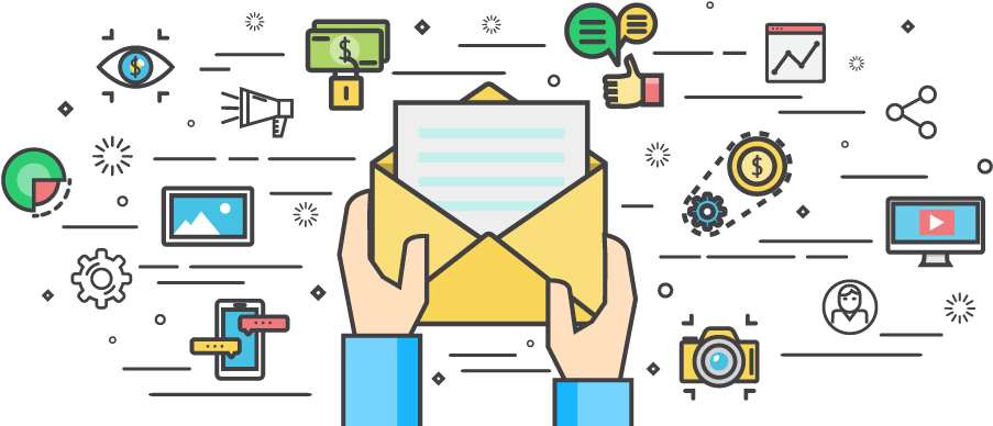 Email Marketing Banner - Email Marketing Banner Png Clipart (1140x553), Png Download