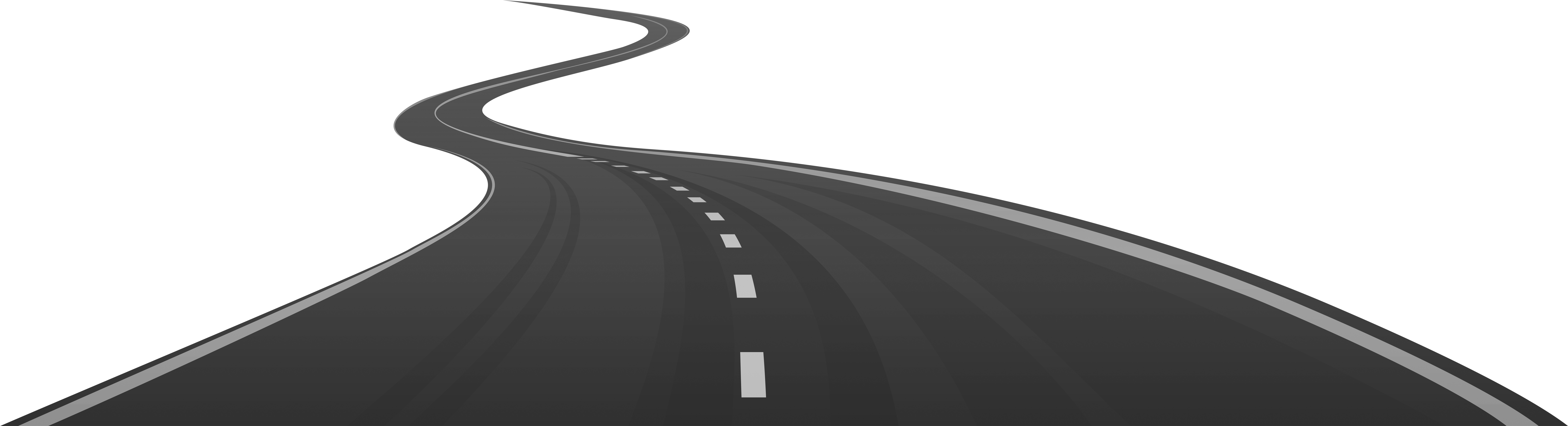 Highway Clipart (8000x2265), Png Download