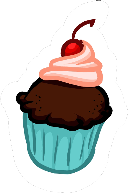 Cupcake Png - Club Penguin Cupcake Pin Clipart (946x652), Png Download