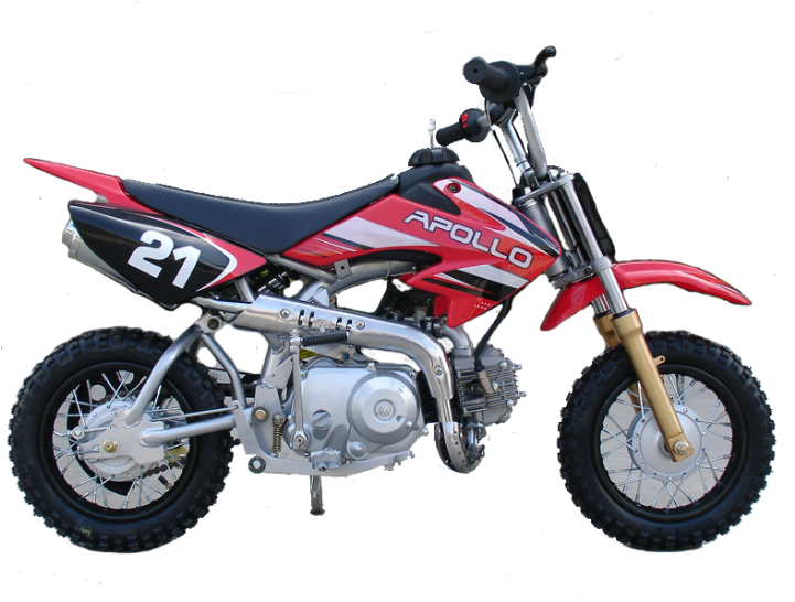 Scooters To Gas Png Apollo 50cc Dirt Bike Clipart (721x546), Png Download
