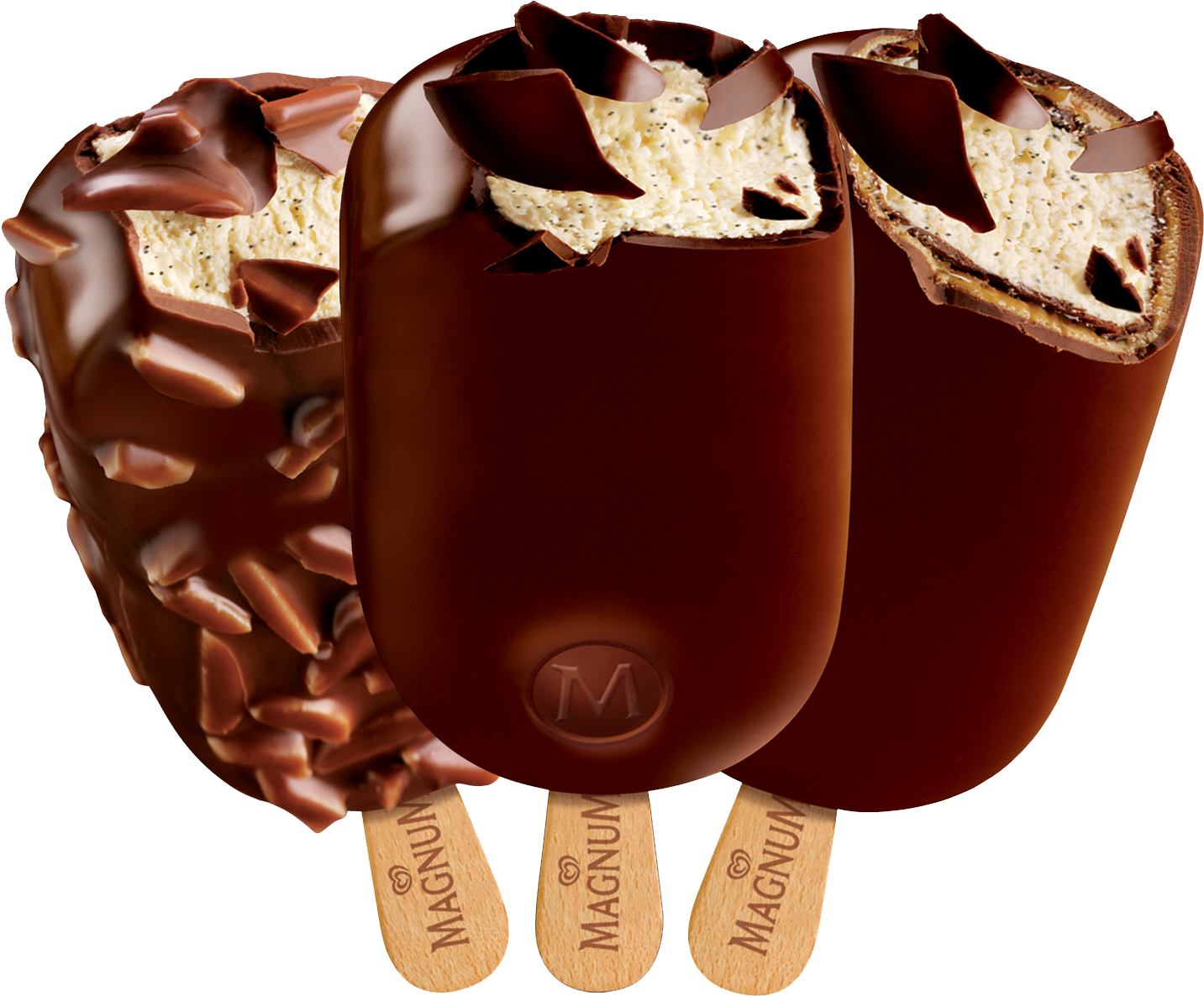 Ice Cream - Magnum Ice Cream Vector Clipart (1494x1236), Png Download