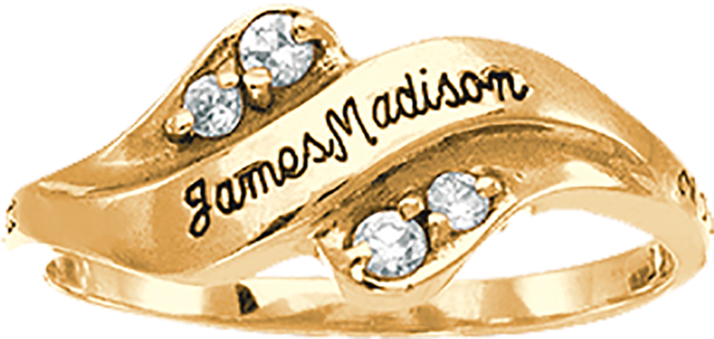 James Madison University Class Of 2013 Women's Seawind - New Design Ring Gold 2019 Clipart (800x800), Png Download