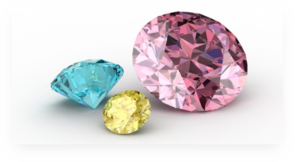 Colored Diamonds - Photography Clipart (1022x562), Png Download